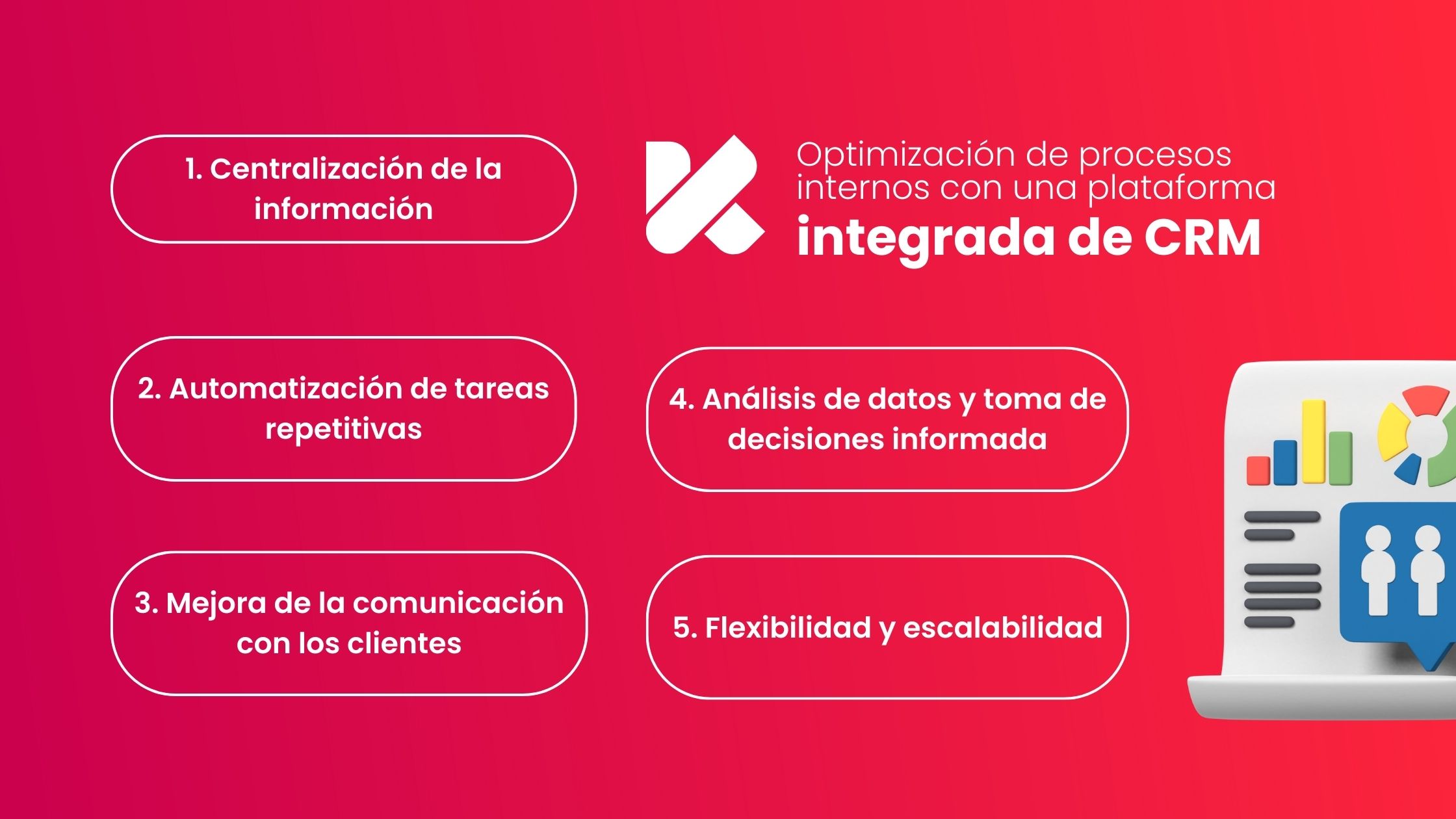 Optimización de procesos internos con una plataforma integrada de CRM