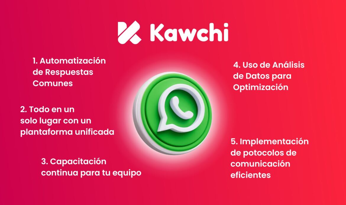 5 estrategias para maximizar la eficiencia de tu equipo, con WhatsApp Kawchi